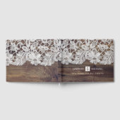 ホワイトレース |バーンウッド結婚ズ ゲストブック (全面)