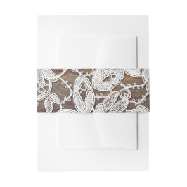 ホワイトレース |バーンウッド結婚ズ 招待状ベリーバンド