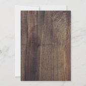 ホワイトレース | バーンダブウッドの結婚式 招待状 (裏面)