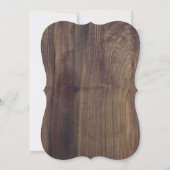 ホワイトレース | バーンダブ ウェディング 招待状 (裏面)