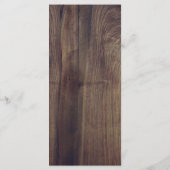 ホワイトレース | バーンワッド 結婚式 メニュー カード (裏面)