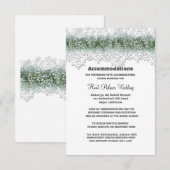 ホワイトレース & ベイビーズブレス ウェディング アコモデーション (正面/裏面)