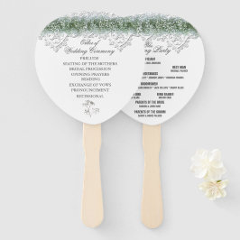 ホワイトレース&ベビース結婚ブレス ハンドファン