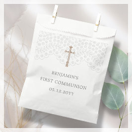 ホワイトレース | First Holy Communion Favorバッグ フェイバーバッグ