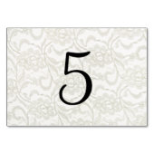 ホワイトレ結婚ースのテーブル番号 テーブルナンバー (正面)