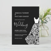 ホワイトレ結婚ースのド結婚レス 招待状 (スタンド正面)