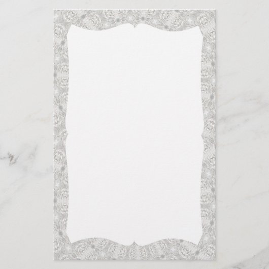 ホワイトレ結婚ースの万華鏡のように千変万化するパターン（ここにあなたの言葉） 便箋 (正面)