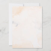 ホワイトロエレガントーズミニマル結婚式招待状 招待状 (裏面)