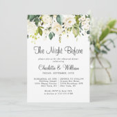 ホワイトロエレガントーズユーカリプラーザルディナー 招待状 (スタンド正面)