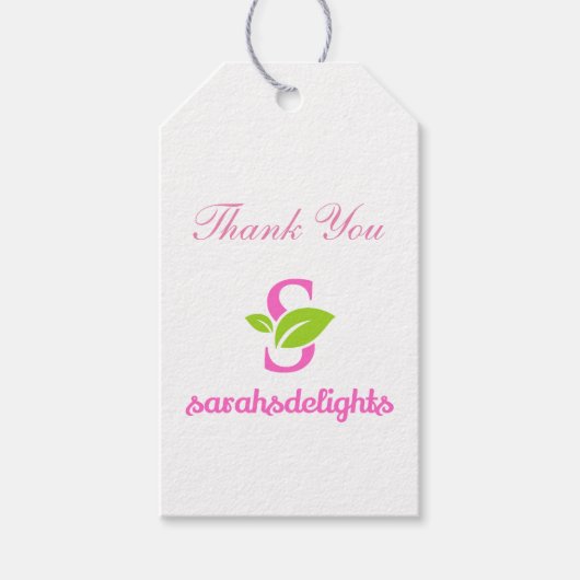 ホワイトロゴギフトラベル ギフトタグ (正面)