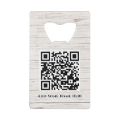 ホワイトロゴモダンビジネスの追加 クレジットカード栓抜き (裏面)