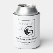 ホワイトロゴモダンビジネスの追加 缶クーラー (缶正面)