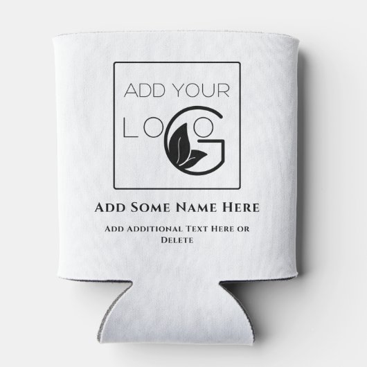 ホワイトロゴモダンビジネスの追加 缶クーラー (裏面)