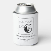 ホワイトロゴモダンビジネスの追加 缶クーラー (缶裏面)