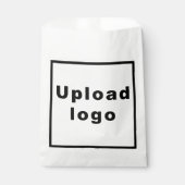 ホワイトロゴ紙バッグ フェイバーバッグ (正面)