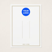 ホワイトロゴ追加カスタムヘアクリップアクセサリディスプレイ (正面)