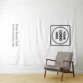 ホワイトロゴ | プロフェッショナル写真ブランディング タペストリー (インサイチュ(横))