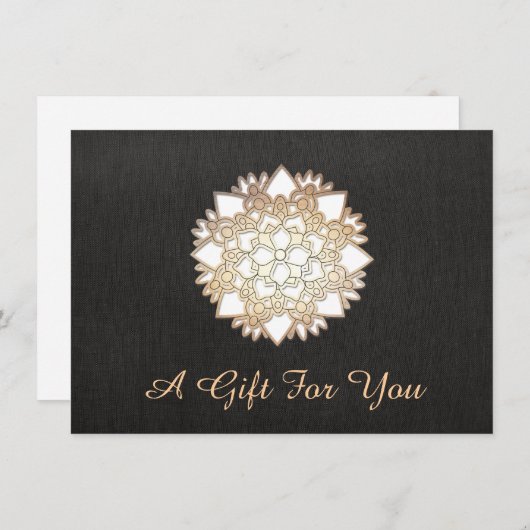 ホワイトロスサロン及びスパギフト券 (正面/裏面)