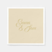 ホワイトロス結婚ス スタンダードカクテルナプキン (正面)