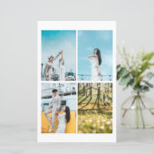 ホワイトロマンス愛フォトコラージュ結婚のメニュー (スタンド正面)