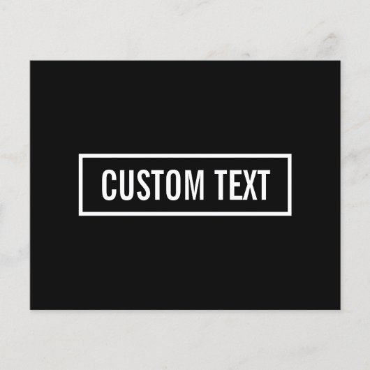 ホワイトロモダンゴの編集可能文字スタイル枠 チラシ (正面)