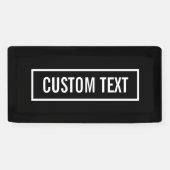 ホワイトロモダンゴの編集可能文字スタイル枠 横断幕 (横)