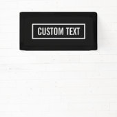 ホワイトロモダンゴの編集可能文字スタイル枠 横断幕 (インサイチュ)