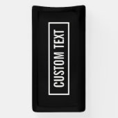 ホワイトロモダンゴの編集可能文字スタイル枠 横断幕 (縦)