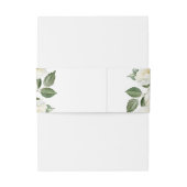 ホワイトローエレガントズフローラ結婚ズ 招待状ベリーバンド (裏面例)