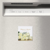 ホワイトローエレガントズ結婚式の引き出物マグネット マグネット (インサイチュ (食洗機))