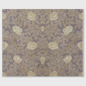 ホワイトローズつる植物ウィリアムモリスラッピング紙 ラッピングペーパー (フラット)