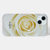 ホワイトローズのスマホケース Case-Mate iPhoneケース (裏面 (横))