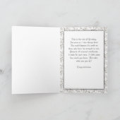 ホワイトローズの卒業カード カード (内部)