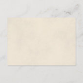 ホワイトローズの美しい結婚式の詳細ウェブサイト エンクロージャーカード (裏面)