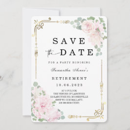 ホワイトローズの退職お知らせ Save the Date 招待状