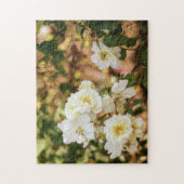 ホワイトローズインザガーデンジグソーパズル ジグソーパズル (縦)