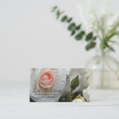 ホワイトローズウェディングプランナー名刺 名刺 (スタンド正面)