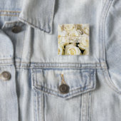 ホワイトローズエレガンステンプレート 缶バッジ (インサイチュ)