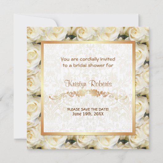 ホワイトローズエレガンス – シャワー セーブザデート (正面)