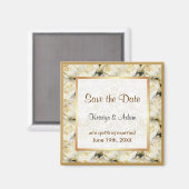 ホワイトローズエレガンス マグネット (正面/裏面)