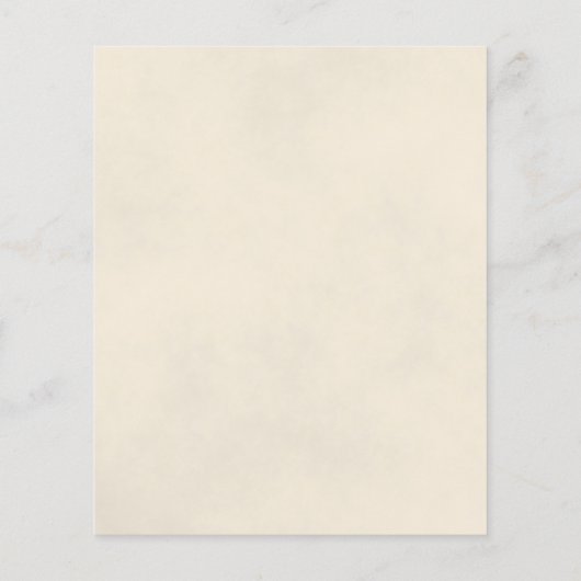 ホワイトローズエレガントバジェットウェディングレセプション招待状 (裏面)