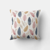 ホワイトローズオレンジブルーボー葉ホ クッション (裏面)