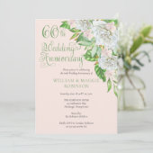 ホワイトローズオーキッド60周年結婚記念日パーティー 招待状 (スタンド正面)