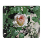 ホワイトローズガラス切断板 カッティングボード (正面)