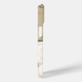 ホワイトローズグリーンリー植物性ヴィンテージスクリプト Case-Mate iPhoneケース (裏面 / 右)