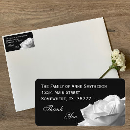 ホワイトローズサンキュー ラベル