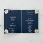 ホワイトローズスノーフレーククリスマス結婚式 プログラム (内部)