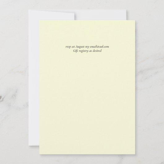 ホワイトローズセージEucalyptusレモンイエロー結婚ズ (裏面)