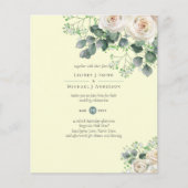 ホワイトローズセージEucalyptusレモンイエロー結婚ズ (正面)