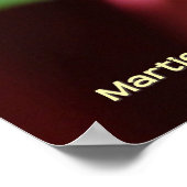 ホワイトローズバド ポスター (角)